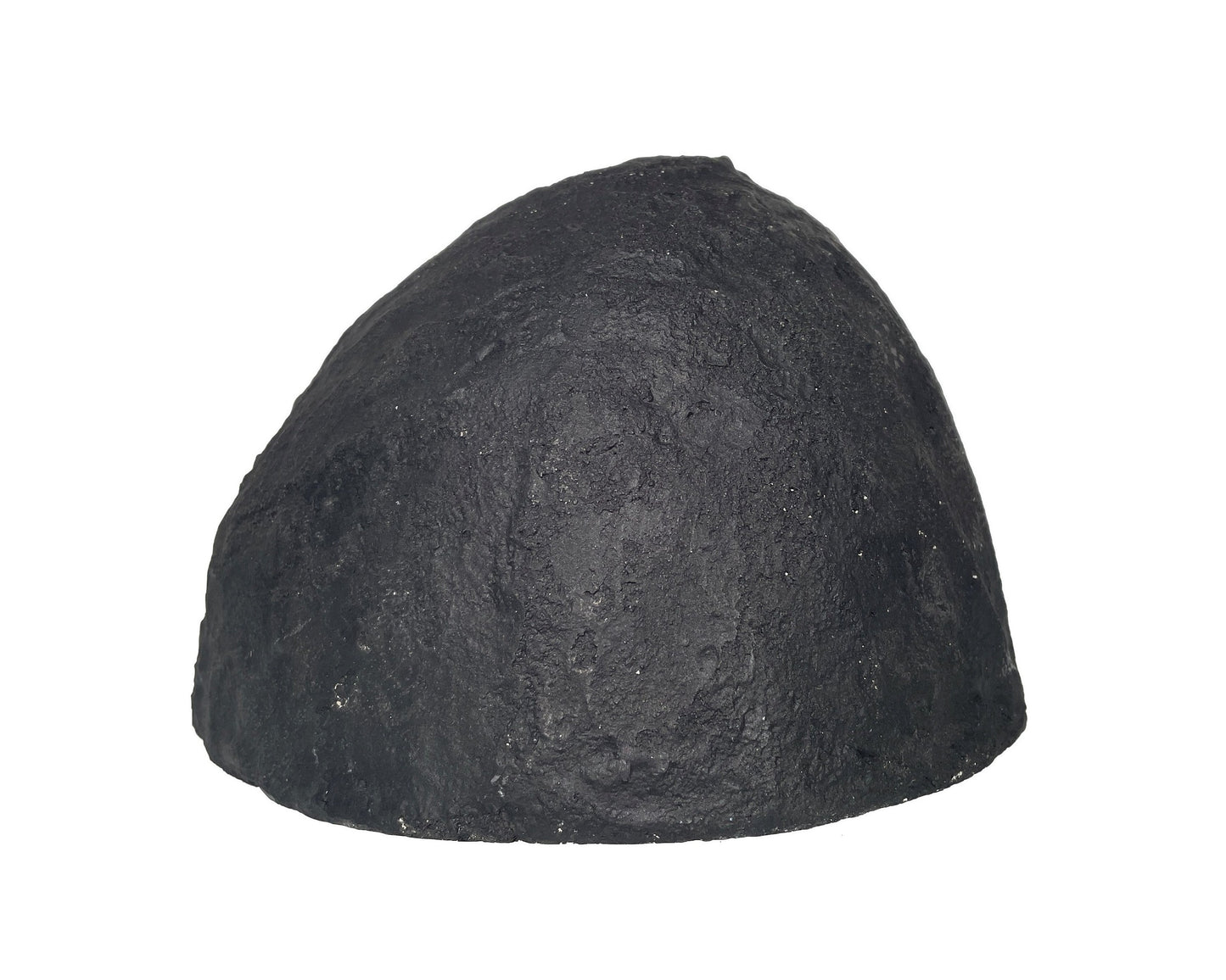 Rückseite: Amethyst Druse auf weißem Hintergrund