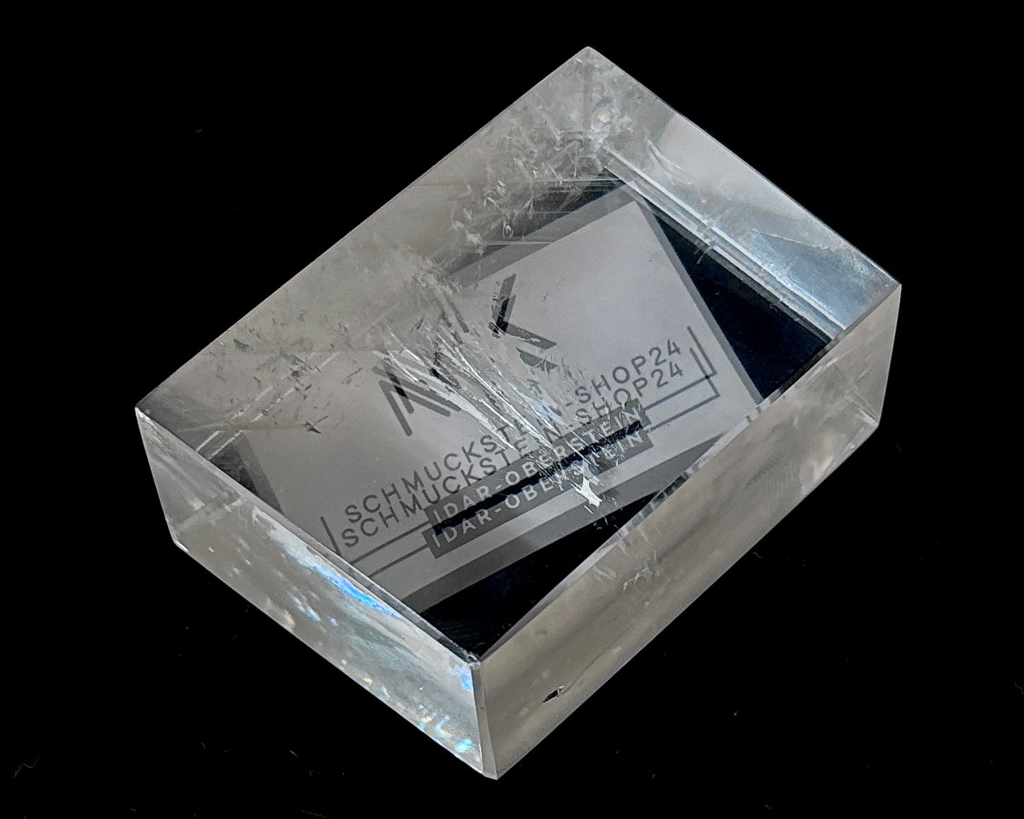 Doppelspat - optischer Calcit »Viking Iceland Spar« Islandspat Sonnenstein Wikinger