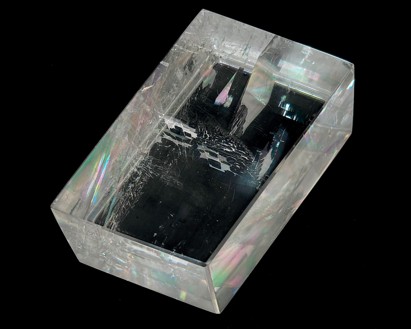 Doppelspat - optischer Calcit »Viking Iceland Spar« Islandspat Sonnenstein Wikinger