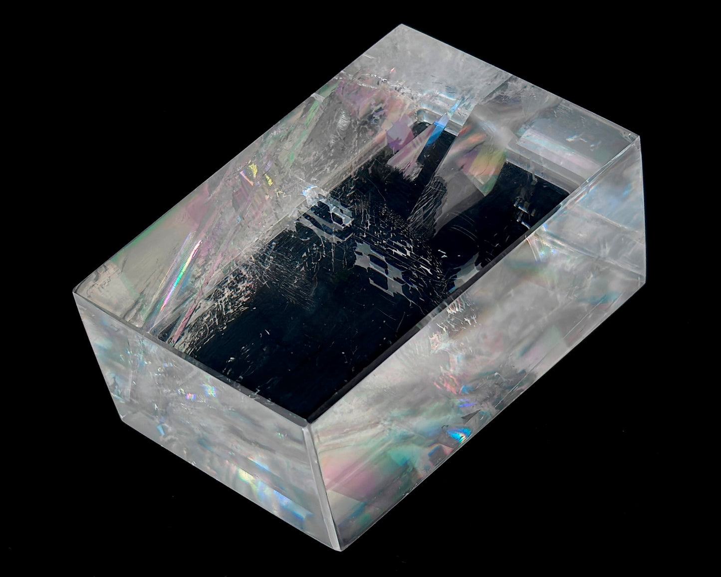 Doppelspat - optischer Calcit »Viking Iceland Spar« Islandspat Sonnenstein Wikinger