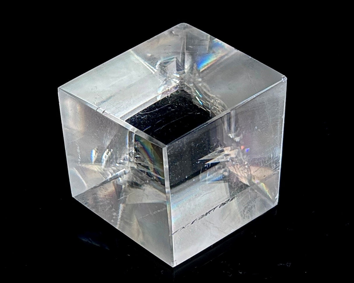 Doppelspat - optischer Calcit »Viking Iceland Spar« Islandspat Sonnenstein Wikinger