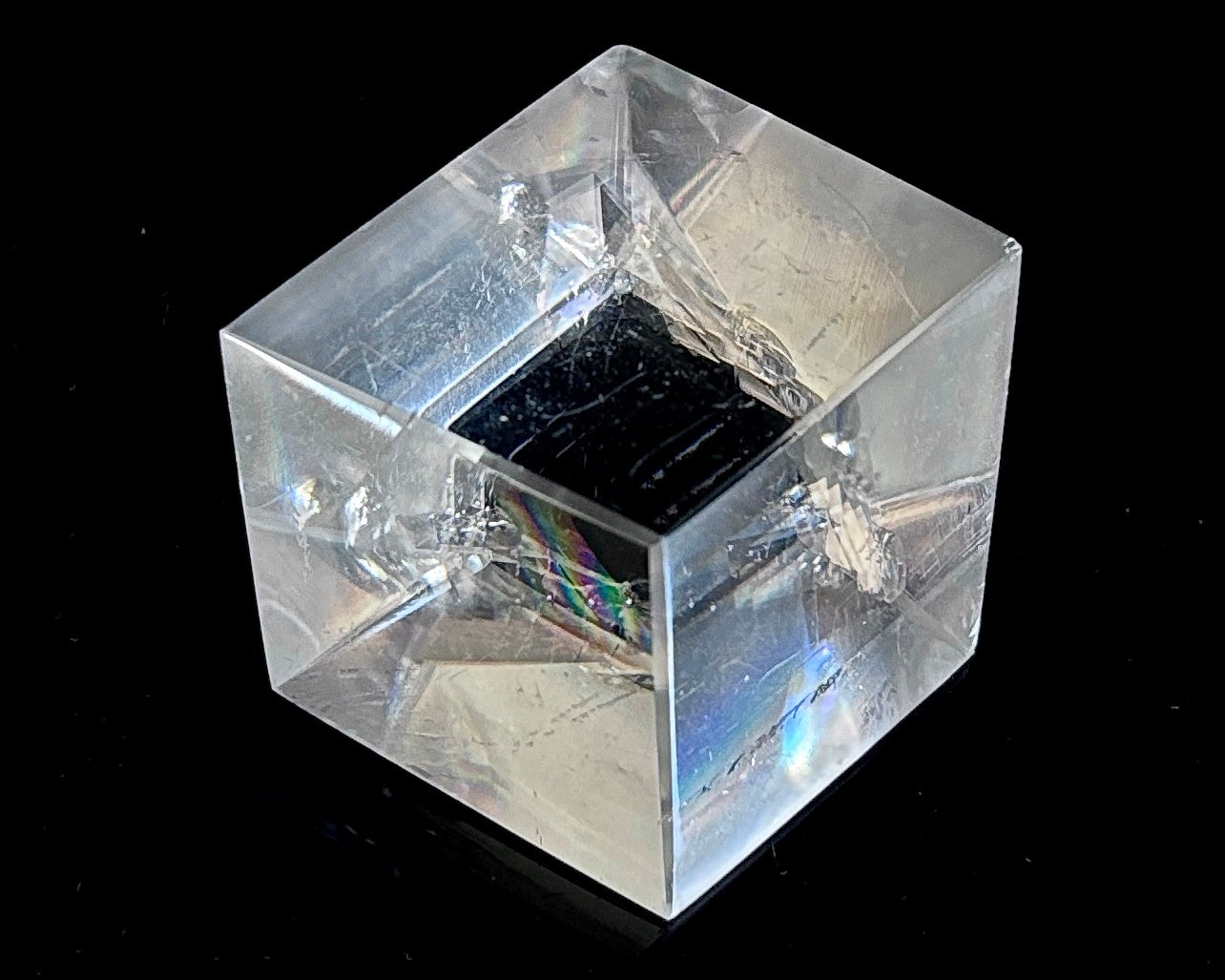Doppelspat - optischer Calcit »Viking Iceland Spar« Islandspat Sonnenstein Wikinger