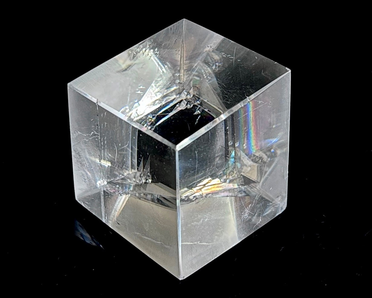 Doppelspat - optischer Calcit »Viking Iceland Spar« Islandspat Sonnenstein Wikinger