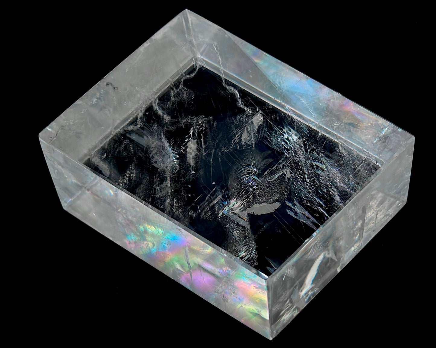 Doppelspat - optischer Calcit »Viking Iceland Spar« Islandspat Sonnenstein Wikinger