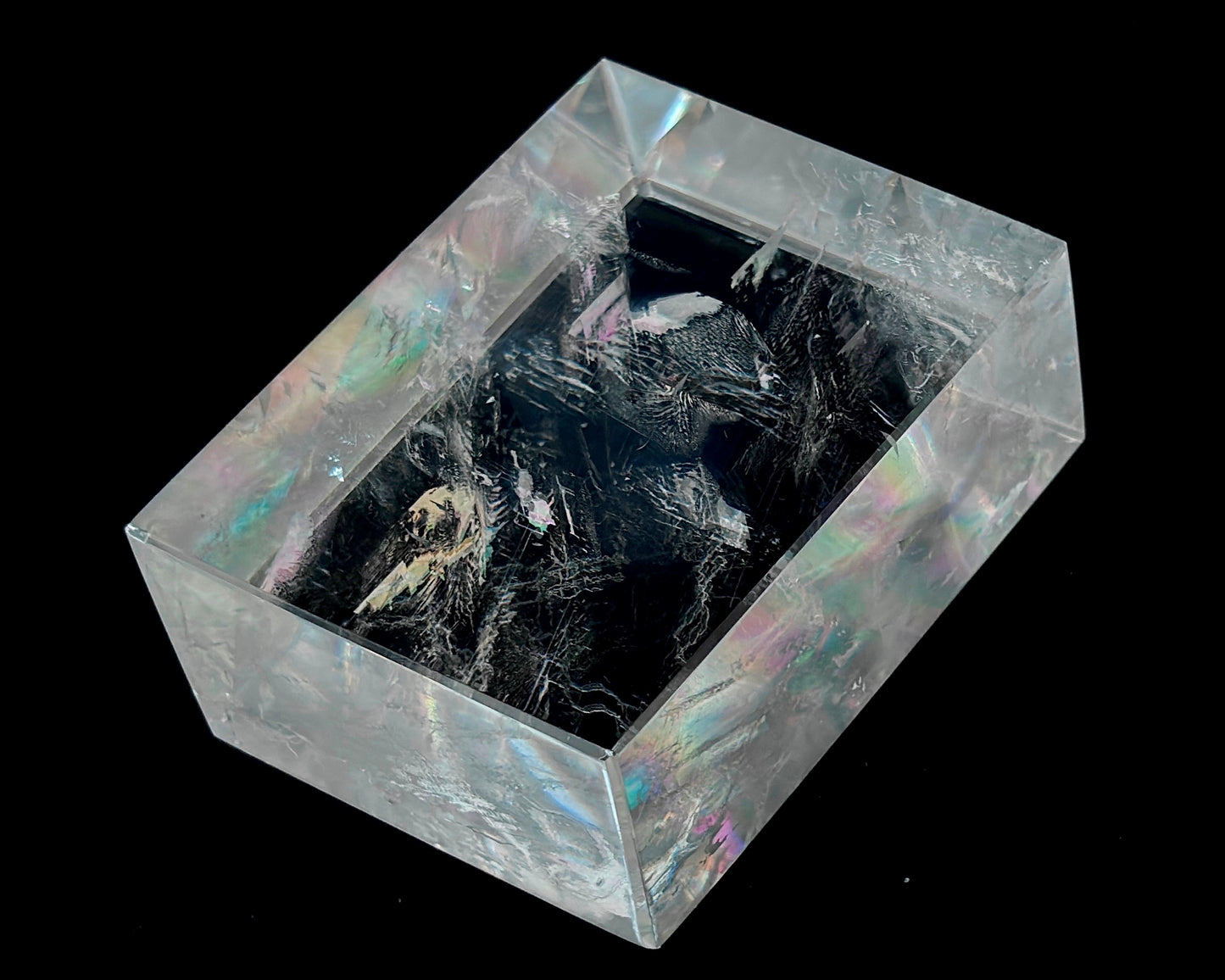 Doppelspat - optischer Calcit »Viking Iceland Spar« Islandspat Sonnenstein Wikinger