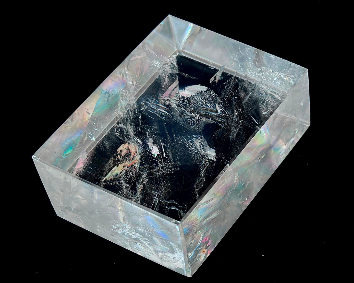 Doppelspat - optischer Calcit »Viking Iceland Spar« Islandspat Sonnenstein Wikinger