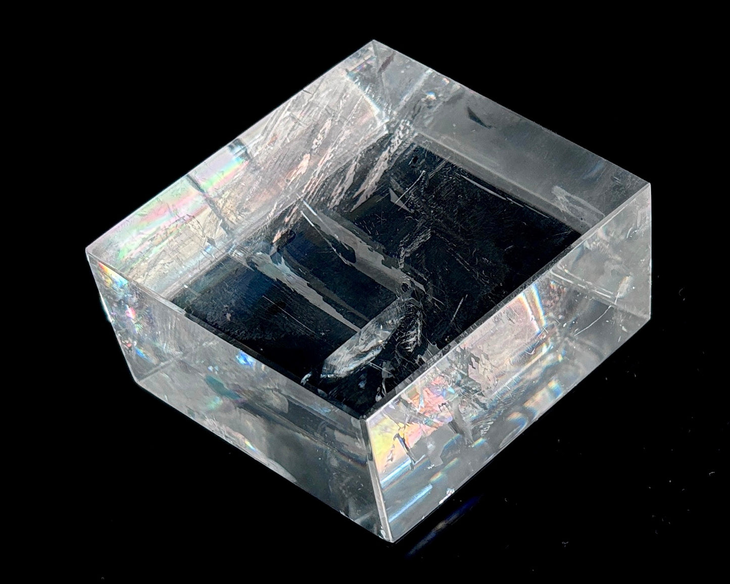 Doppelspat - optischer Calcit »Viking Iceland Spar« Islandspat Sonnenstein Wikinger
