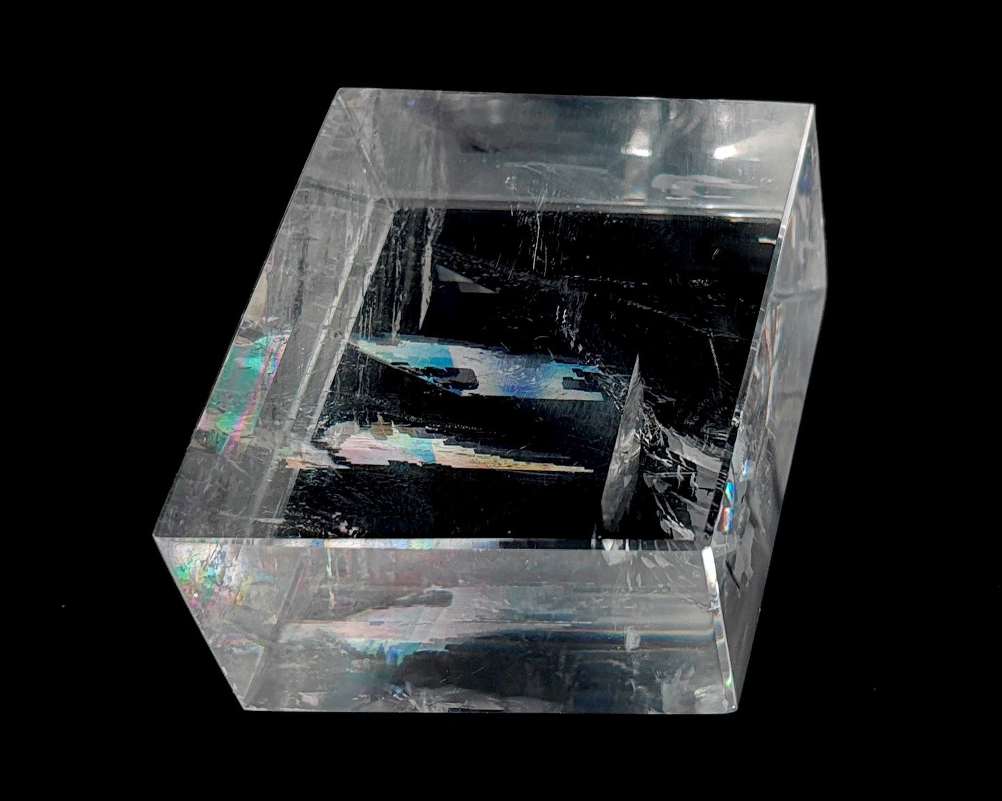 Doppelspat - optischer Calcit »Viking Iceland Spar« Islandspat Sonnenstein Wikinger