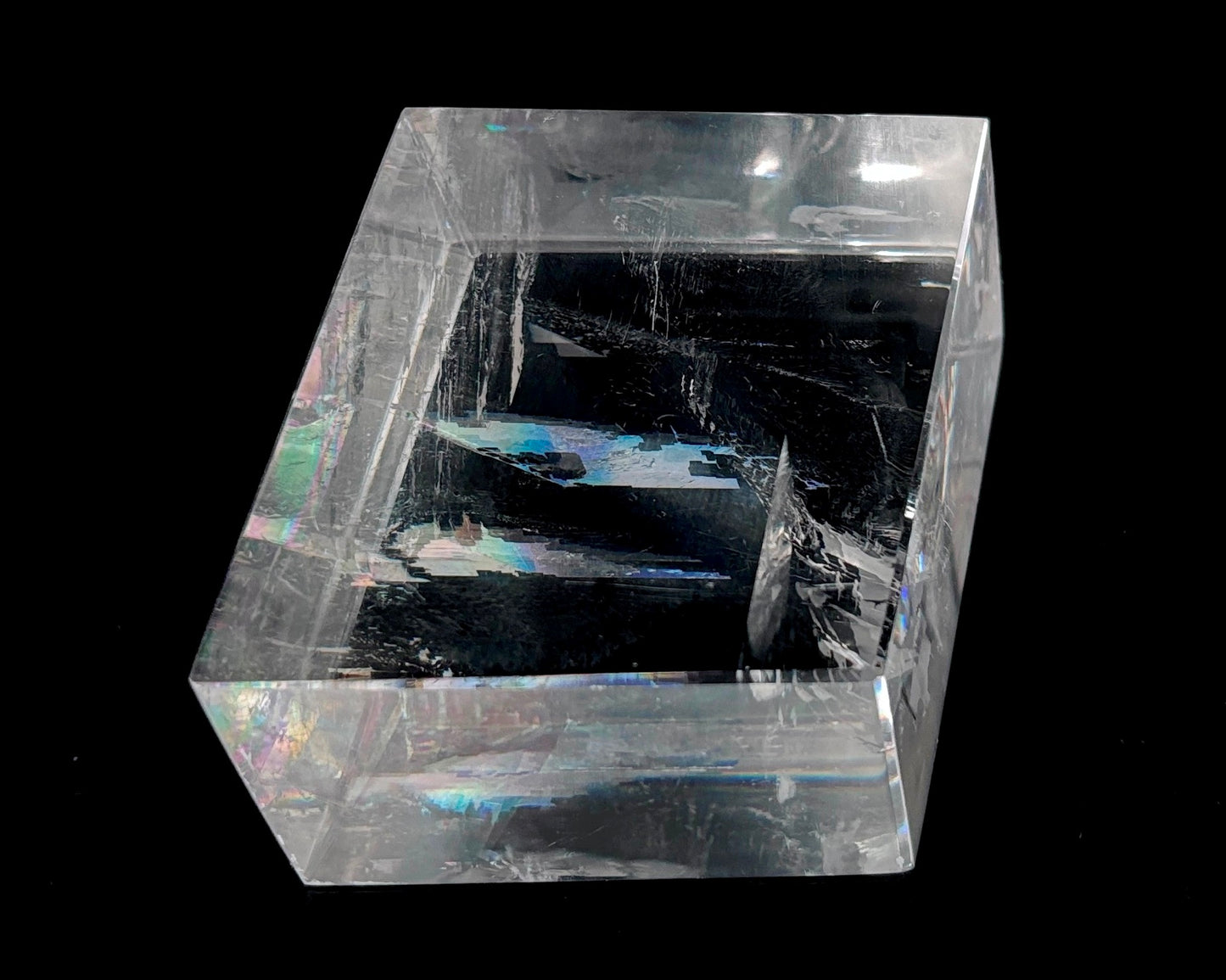 Doppelspat - optischer Calcit »Viking Iceland Spar« Islandspat Sonnenstein Wikinger