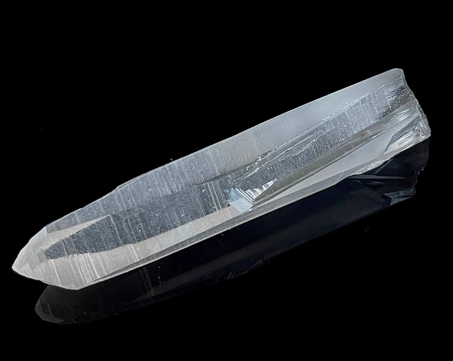 Laserkristall - Bergkristall Spitze natur Laserquarz »Stein der Klarheit« Lemurian Quarz zur Kristalltherapie