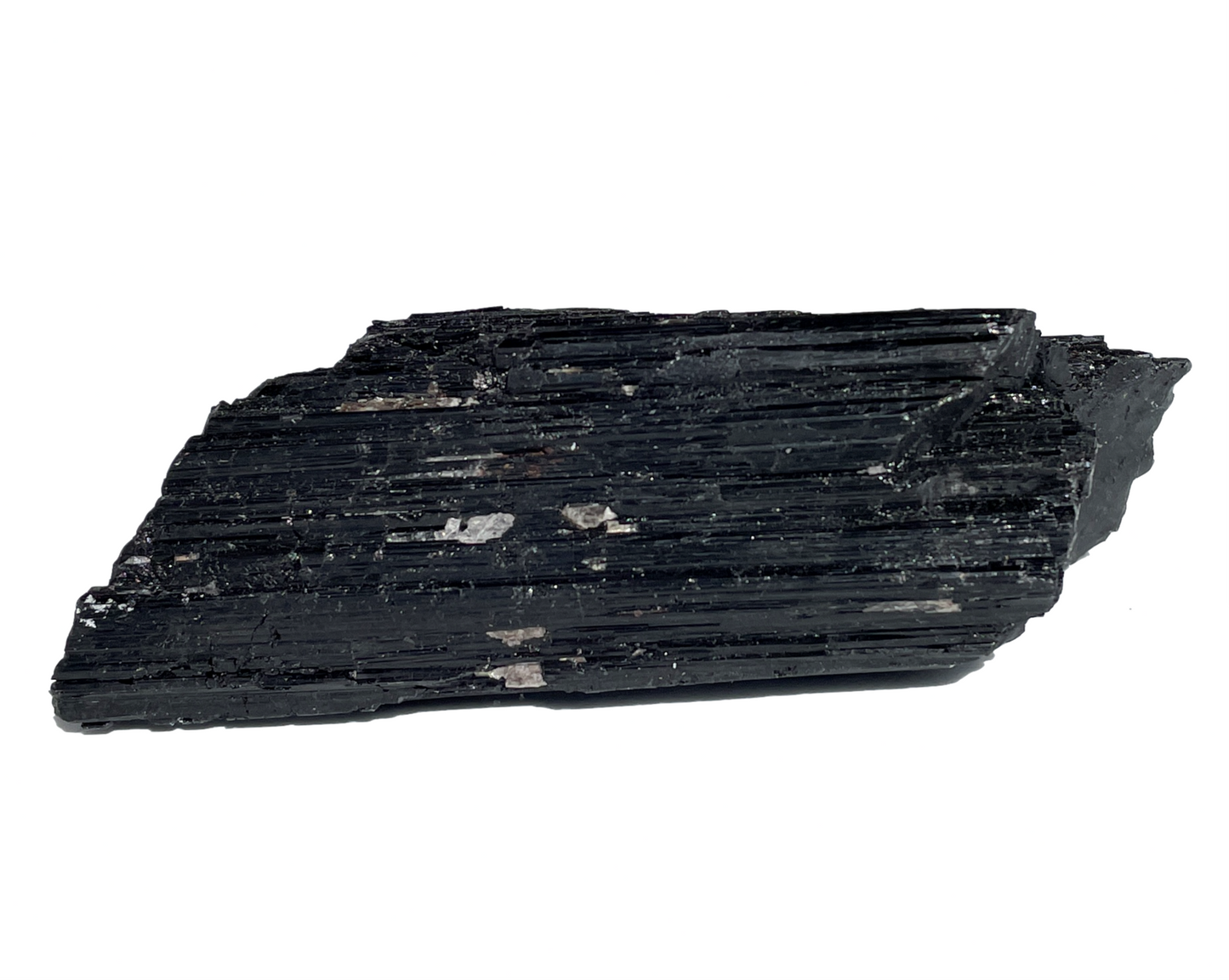 schwarzer Turmalin Schörl - Rohstein Wasserstein - Kristall natur