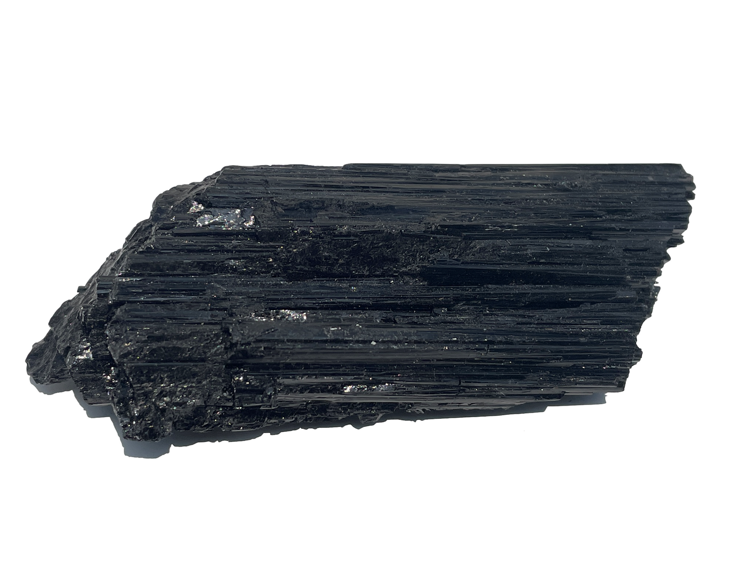 schwarzer Turmalin Schörl - Rohstein Wasserstein - Kristall natur