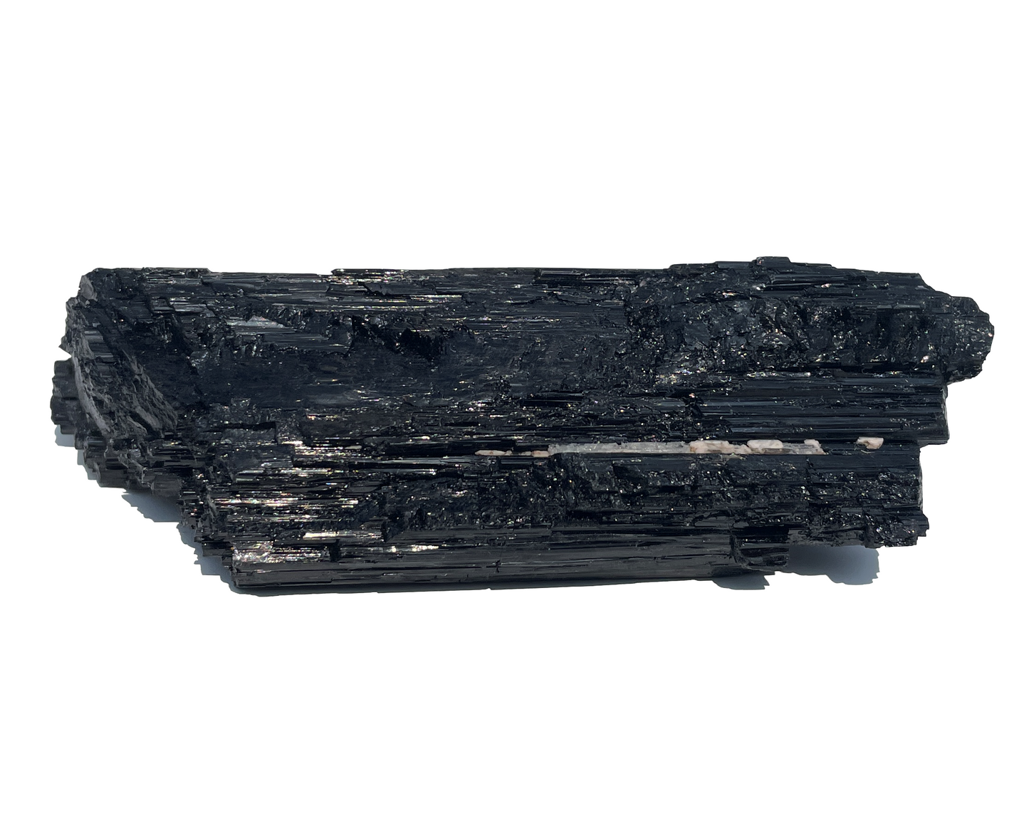 schwarzer Turmalin Schörl - Rohstein Wasserstein - Kristall natur