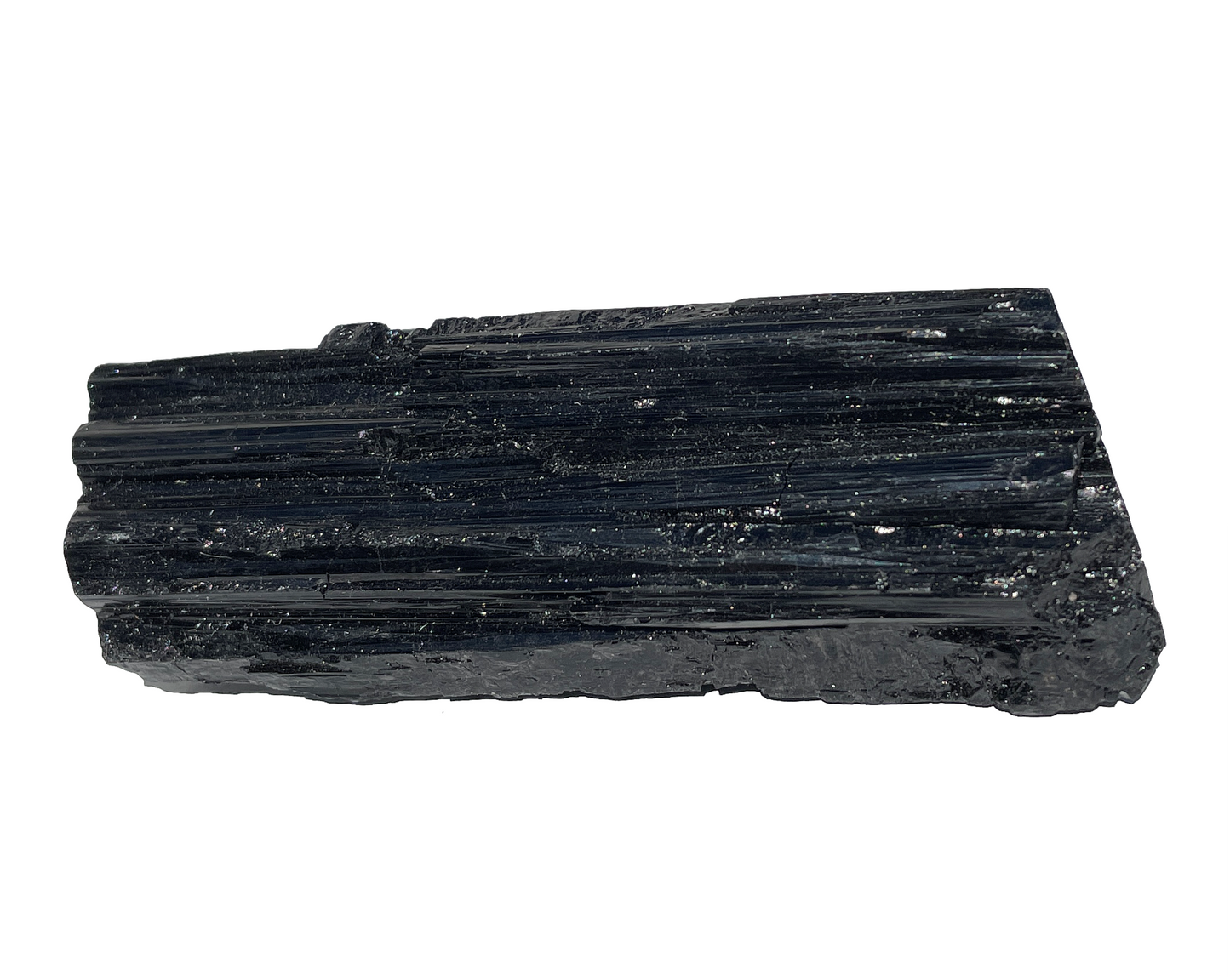 schwarzer Turmalin Schörl - Rohstein Wasserstein - Kristall natur