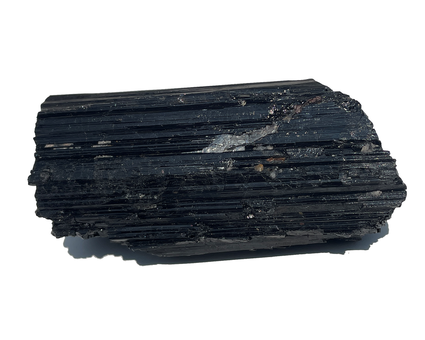 schwarzer Turmalin Schörl - Rohstein Wasserstein - Kristall natur