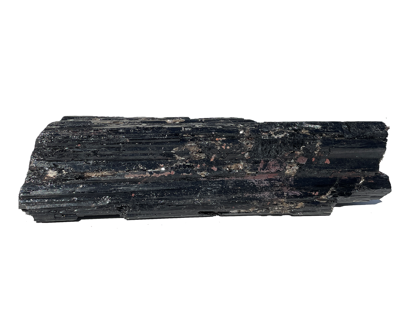 schwarzer Turmalin Schörl - Rohstein Wasserstein - Kristall natur