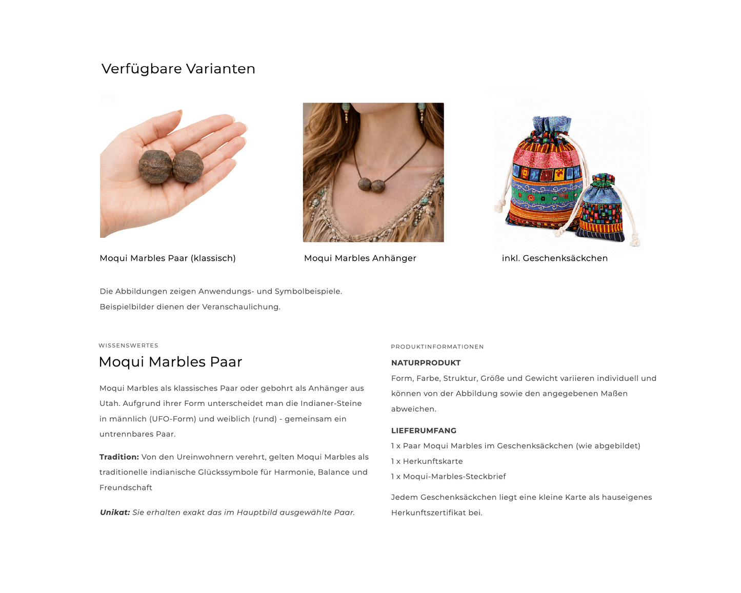 Moqui Marbles: Informationen