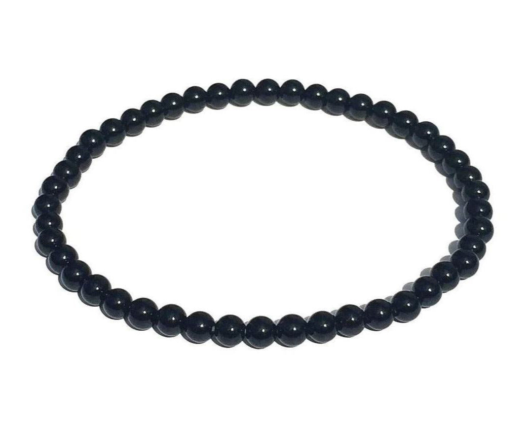Onyx - Edelstein Armband mit Onyx Perlen Kugelarmband