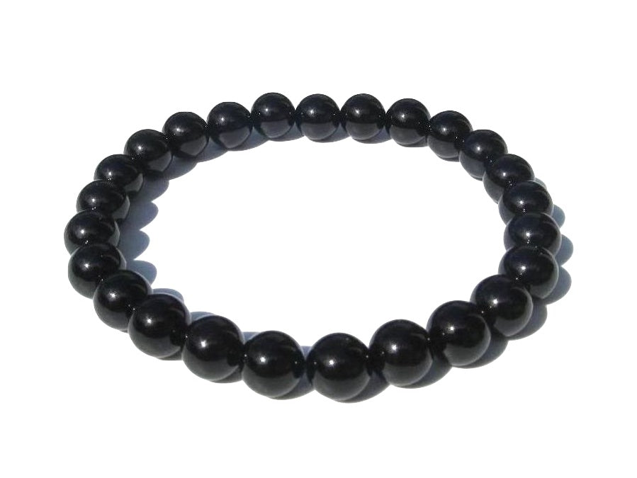 Onyx - Edelstein Armband mit Onyx Perlen Kugelarmband
