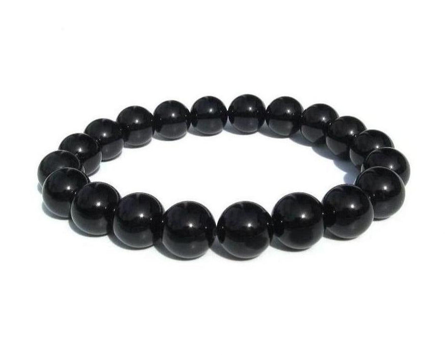 Onyx - Edelstein Armband mit Onyx Perlen Kugelarmband