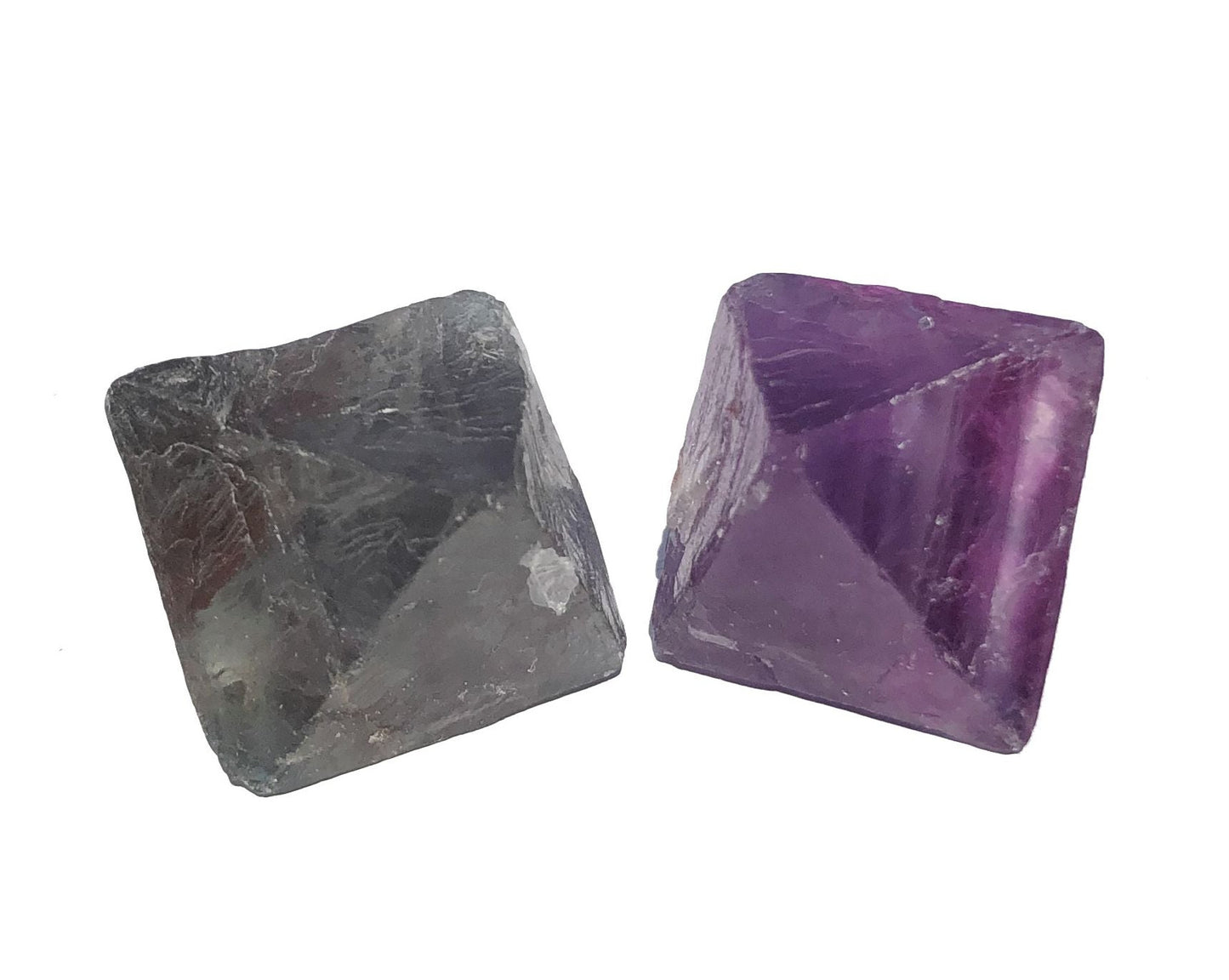 Fluorit Oktaeder - Fluorit Kristall »Meditationsstein« Rohstein Flussspat
