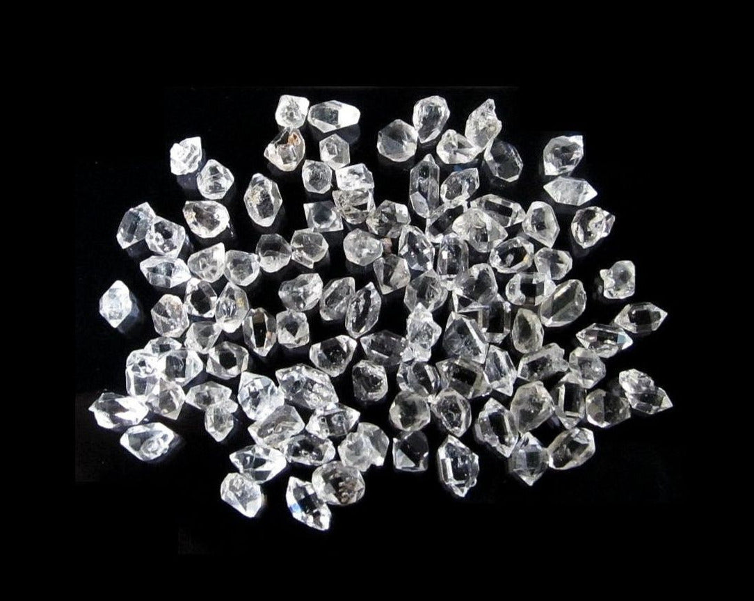 Herkimer Diamanten Bergkristall Doppelender Quarzkristalle