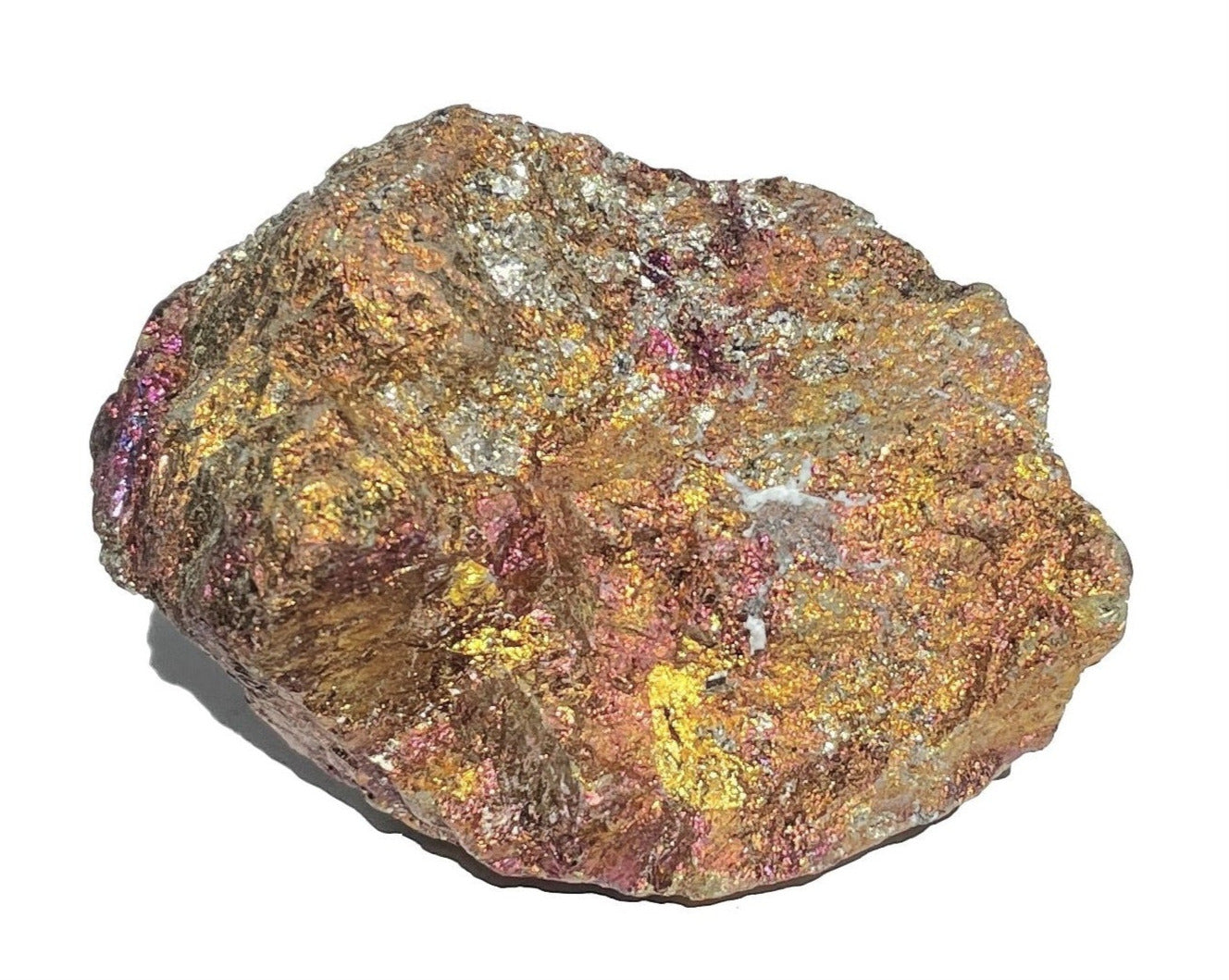 Buntkupfer Rohstein - Chalkopyrit Buntkupferkies - irisierende Farben