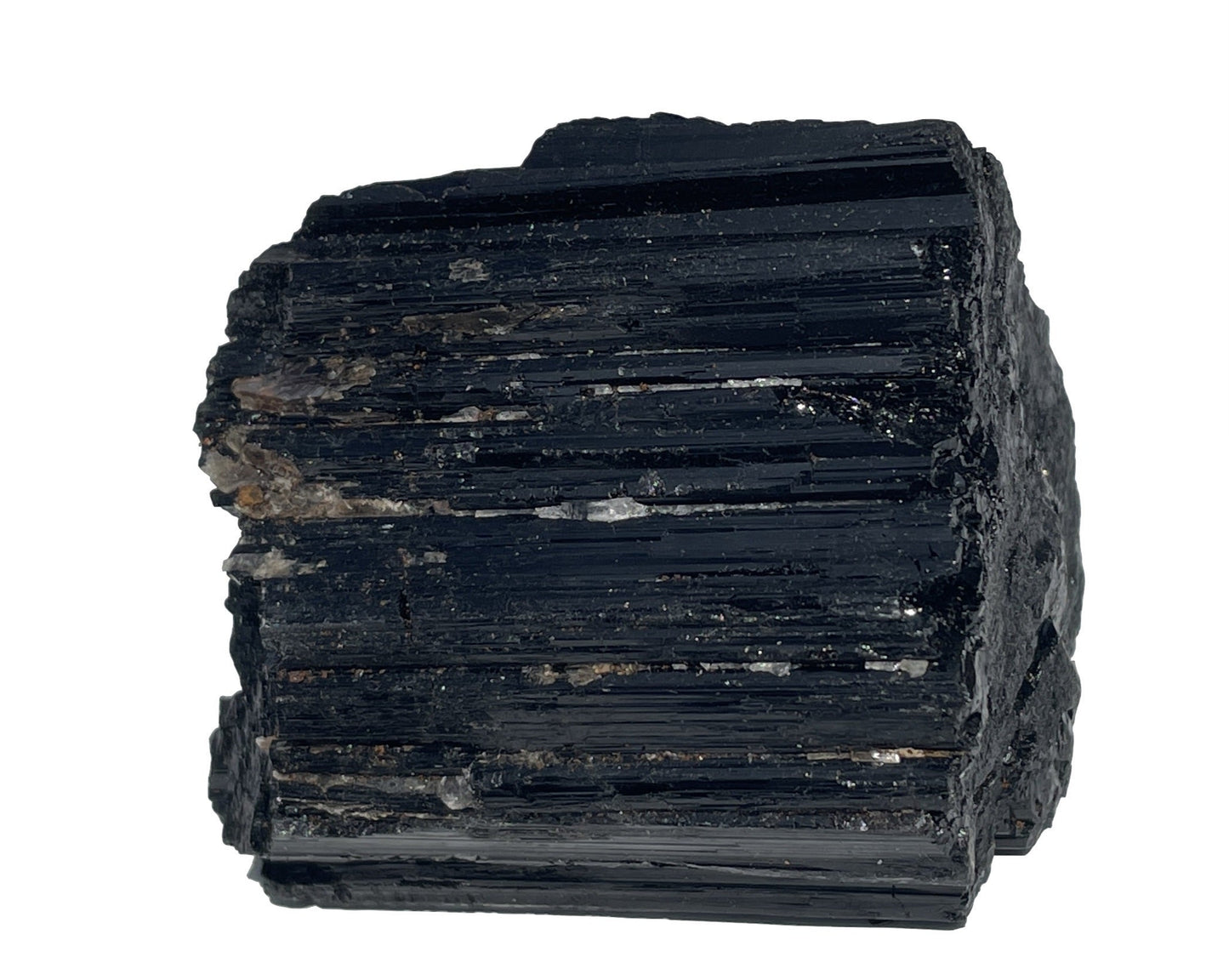 schwarzer Turmalin Schörl - Rohstein Wasserstein - Kristall natur