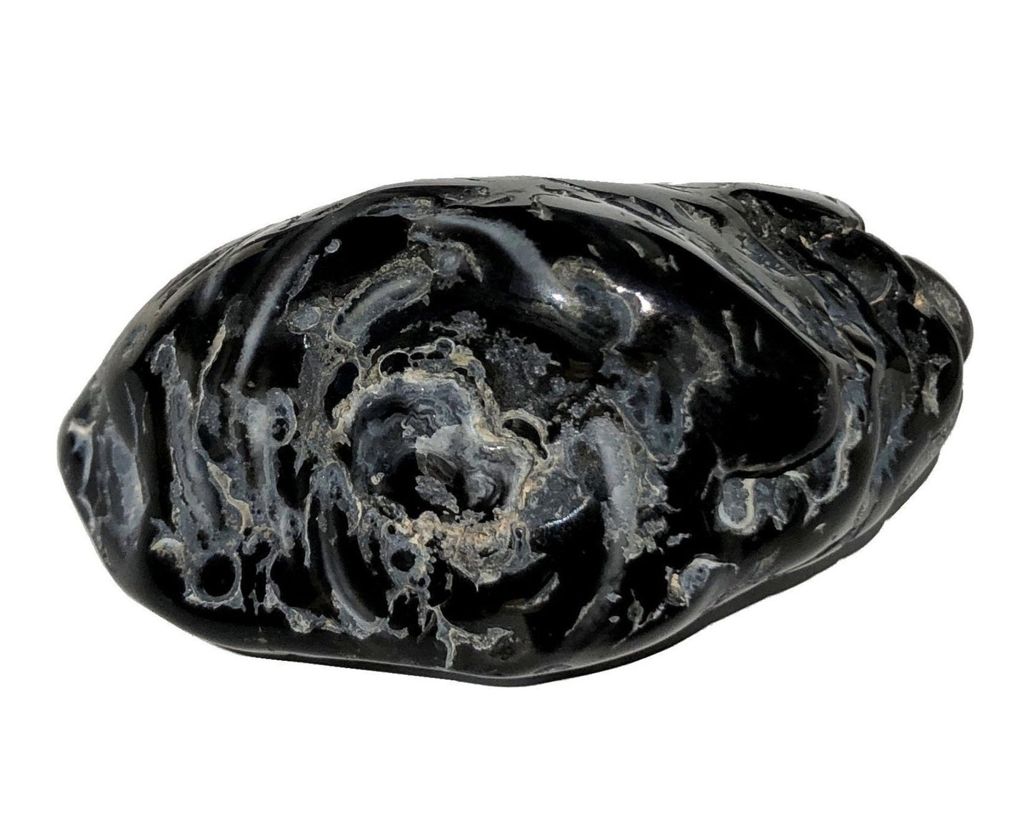 Wasserachat - Achat Geode gefüllt mit Urwasser - Enhydros
