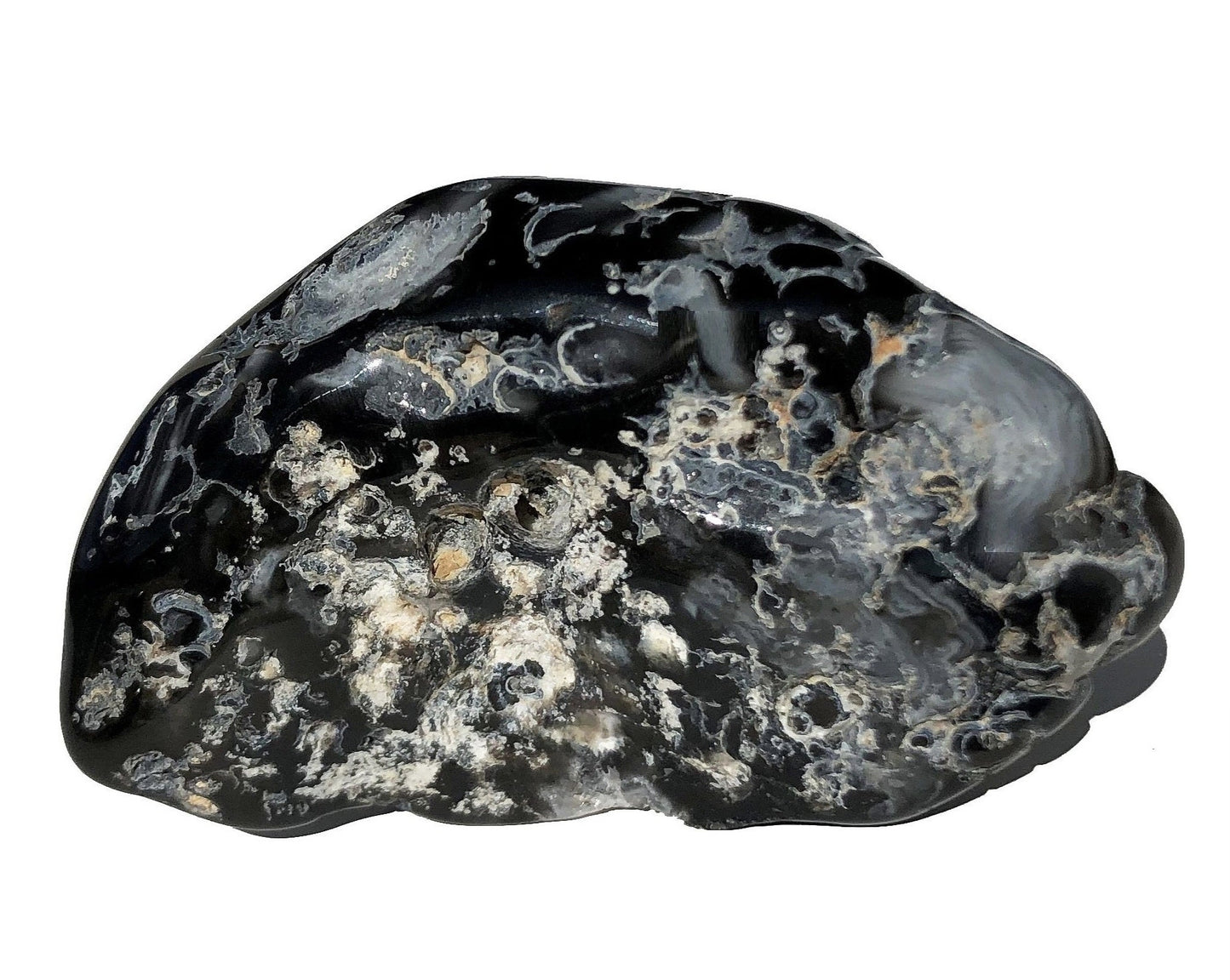 Wasserachat - Achat Geode gefüllt mit Urwasser - Enhydros