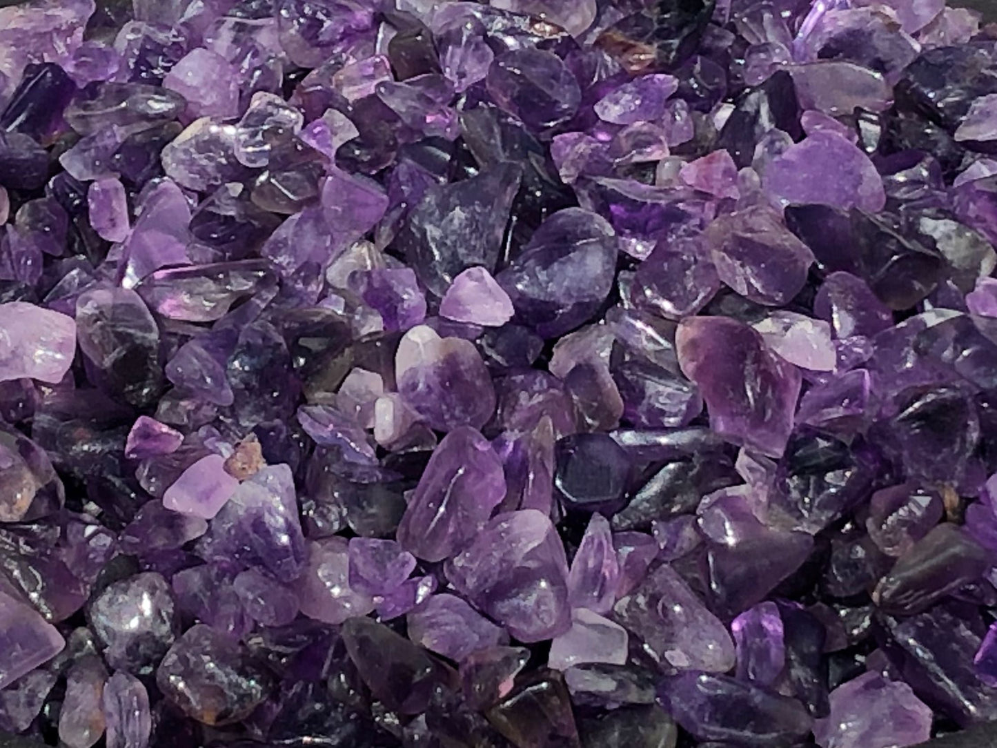 Basis-Set Trommelsteine - Amethyst Bergkristall Rosenquarz Hämatit - Ladesteine