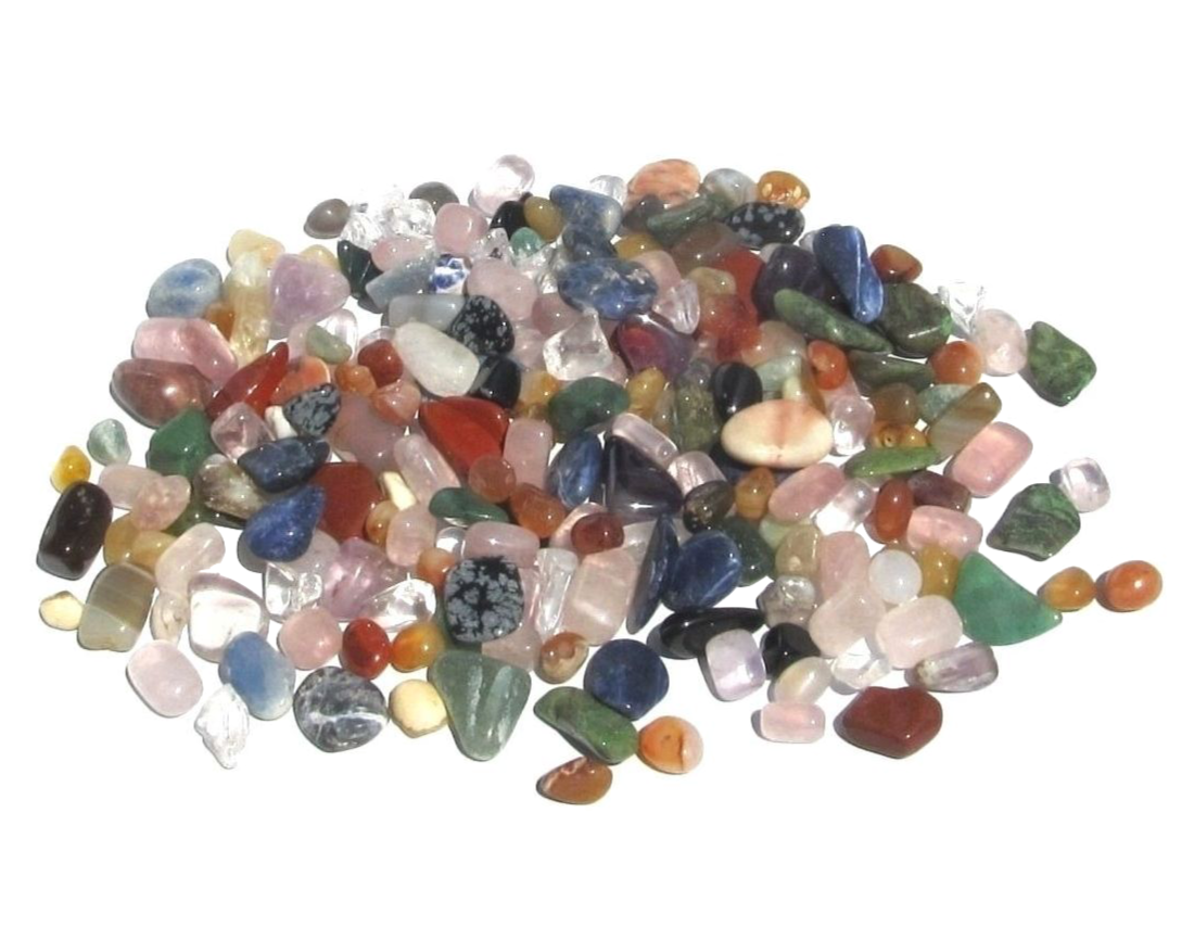 Trommelsteine bunte Mischung