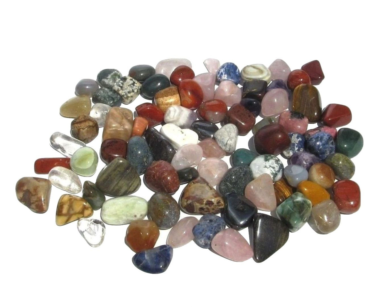 Trommelsteine bunter Mix
