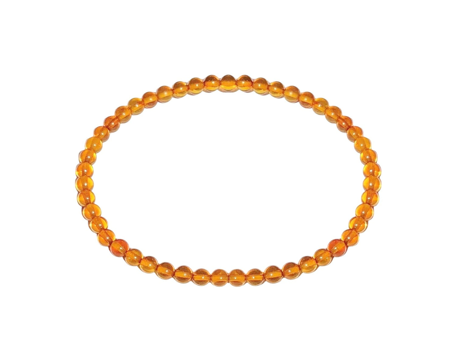 Bernstein Amrband auf weißem Hintergrund