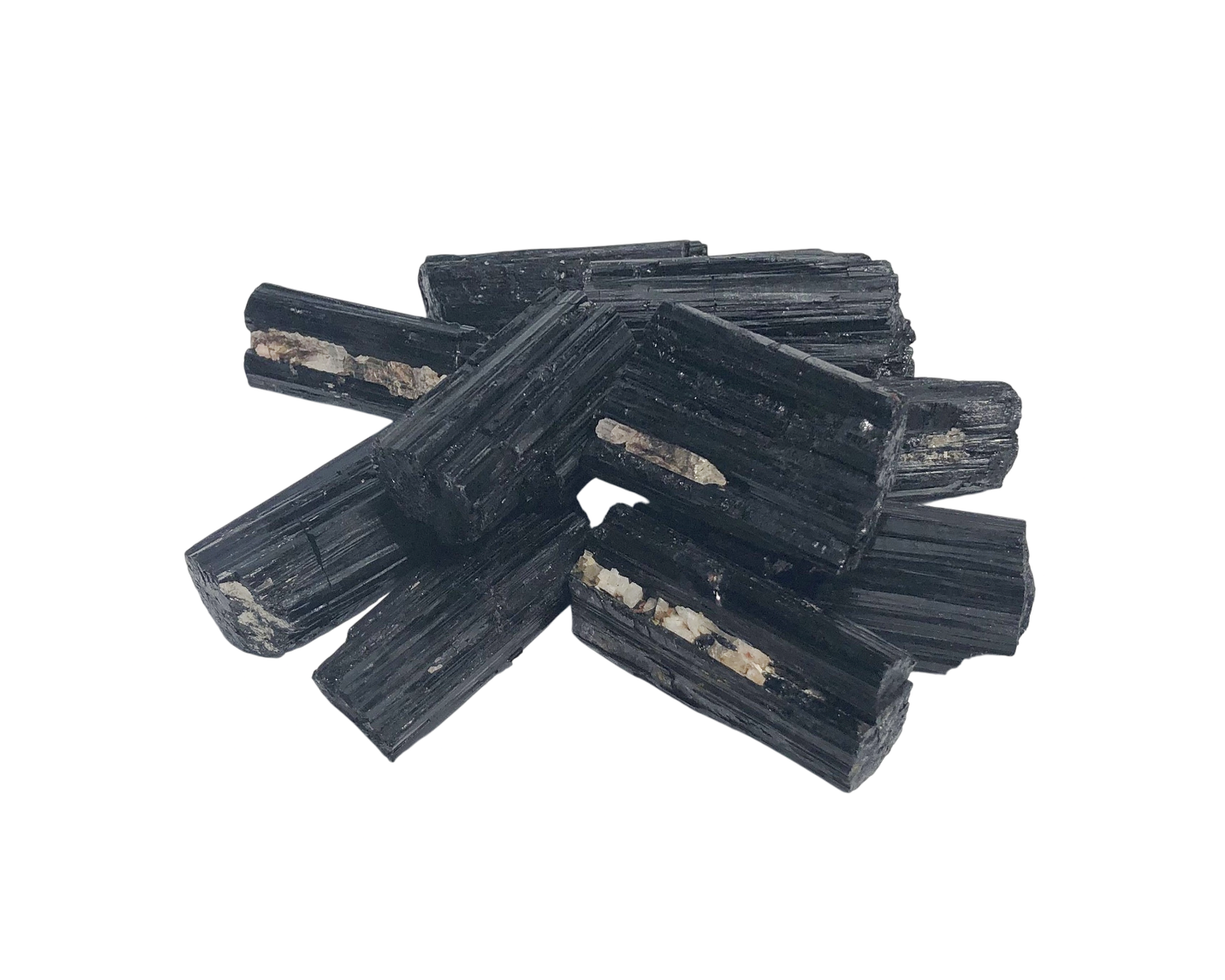 Turmalin schwarz Schörl Rohsteine