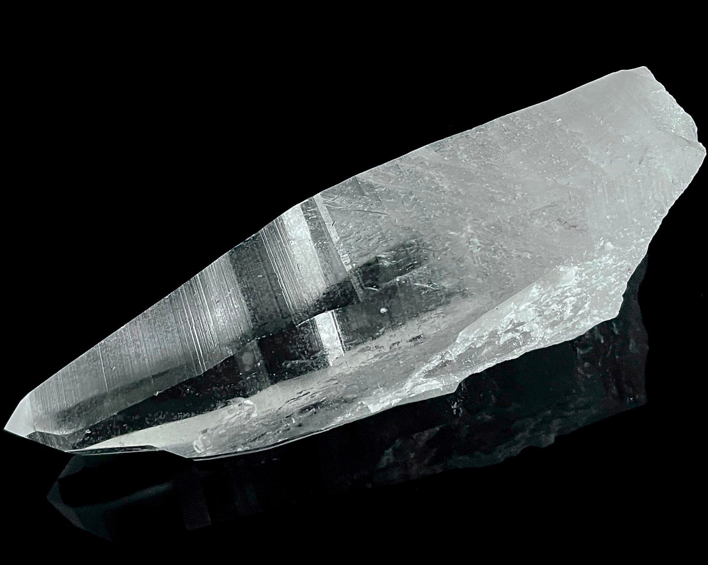 Laserkristall - Bergkristall Spitze natur Laserquarz »Stein der Klarheit« Lemurian Quarz zur Kristalltherapie