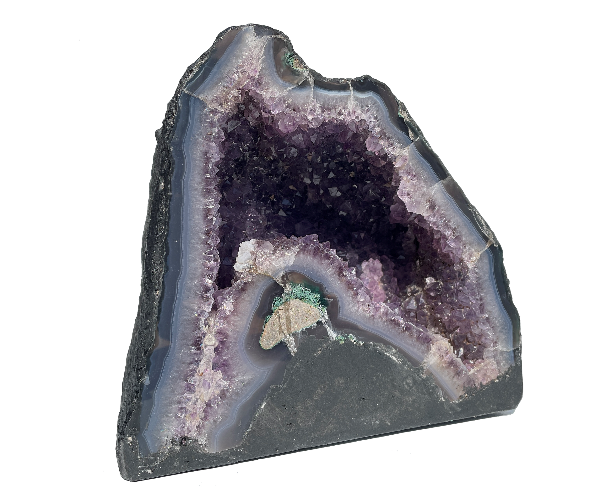 Amethyst Druse - Amethyst Geode »Stein der Ruhe« zum Aufladen von Edelsteinen