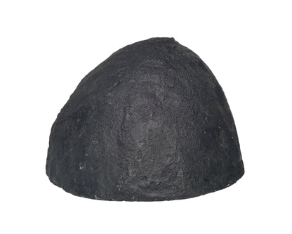 Rückseite: Amethyst Druse auf weißem Hintergrund