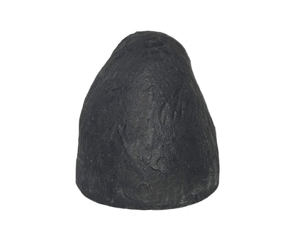 Rückseite: Amethyst Druse auf weißem Hintergrund