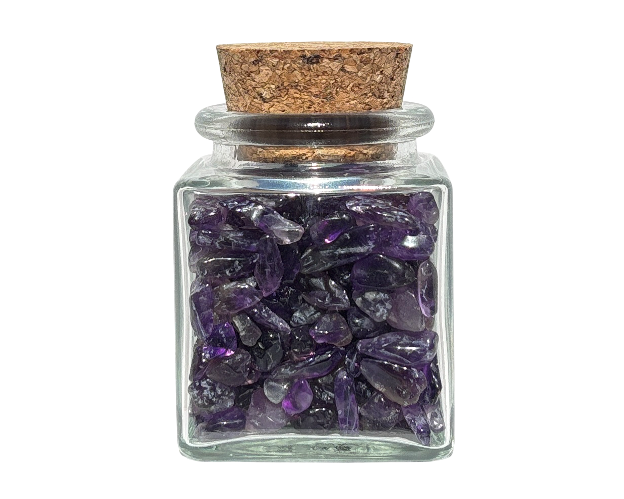Dekoglas mit Amethyst