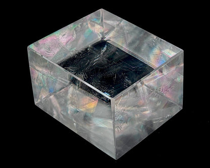 Doppelspat - optischer Calcit »Viking Iceland Spar« Islandspat Sonnenstein Wikinger