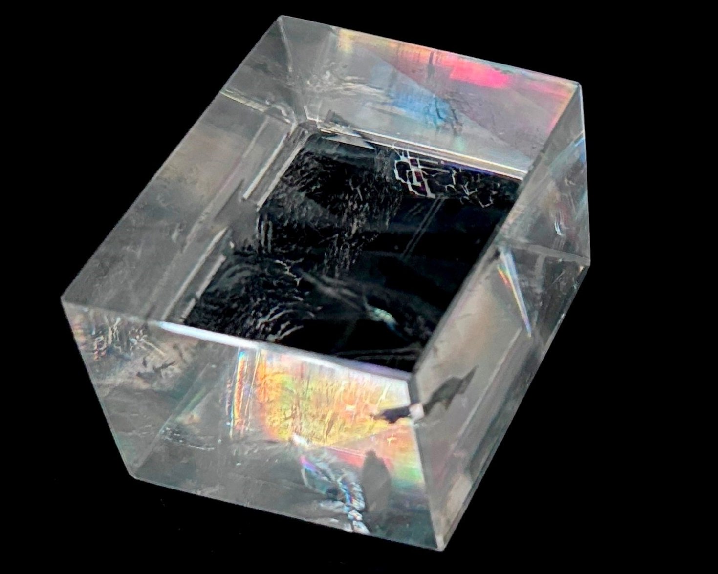 Doppelspat - optischer Calcit »Viking Iceland Spar« Islandspat Sonnenstein Wikinger