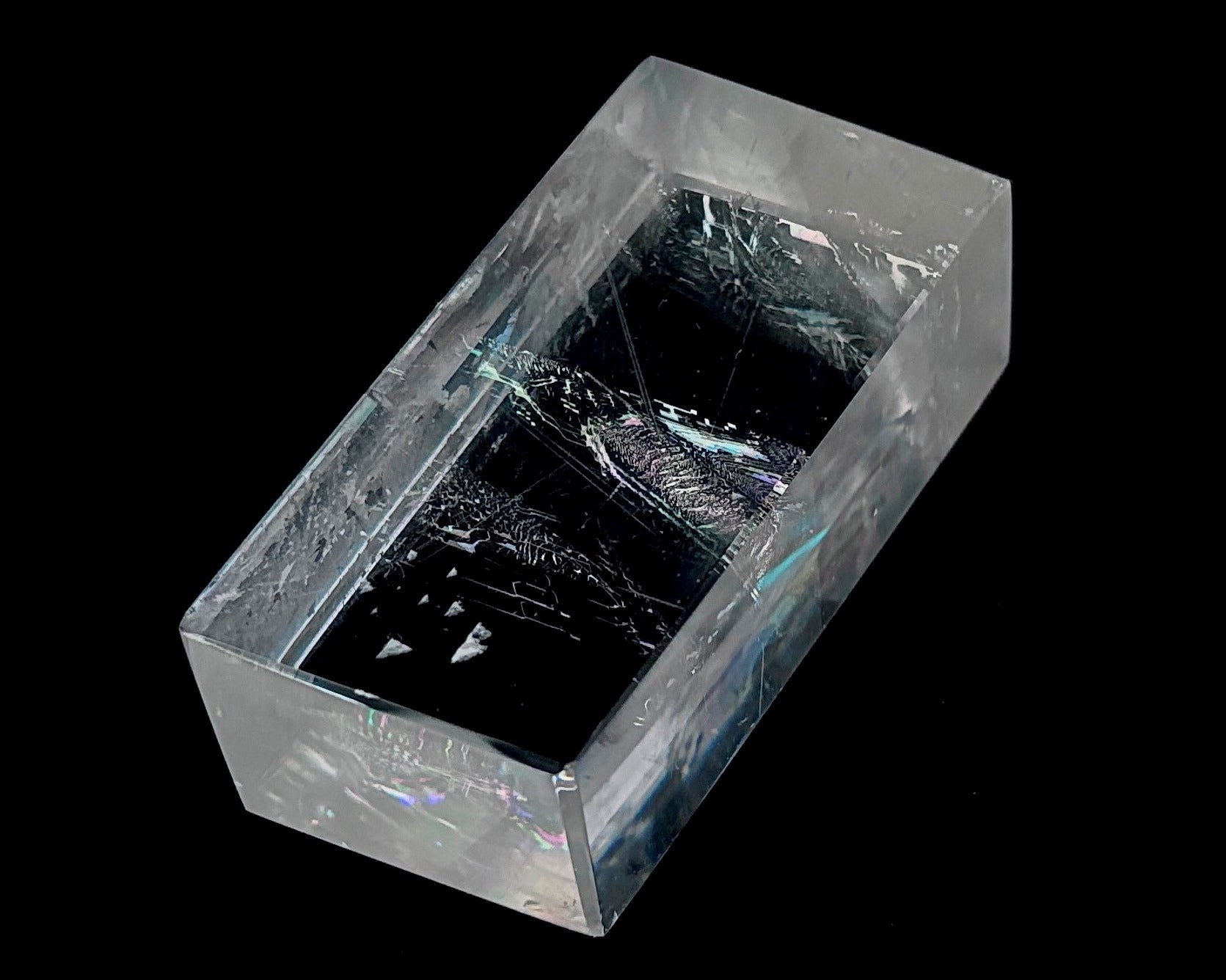 Doppelspat - optischer Calcit »Viking Iceland Spar« Islandspat Sonnenstein Wikinger