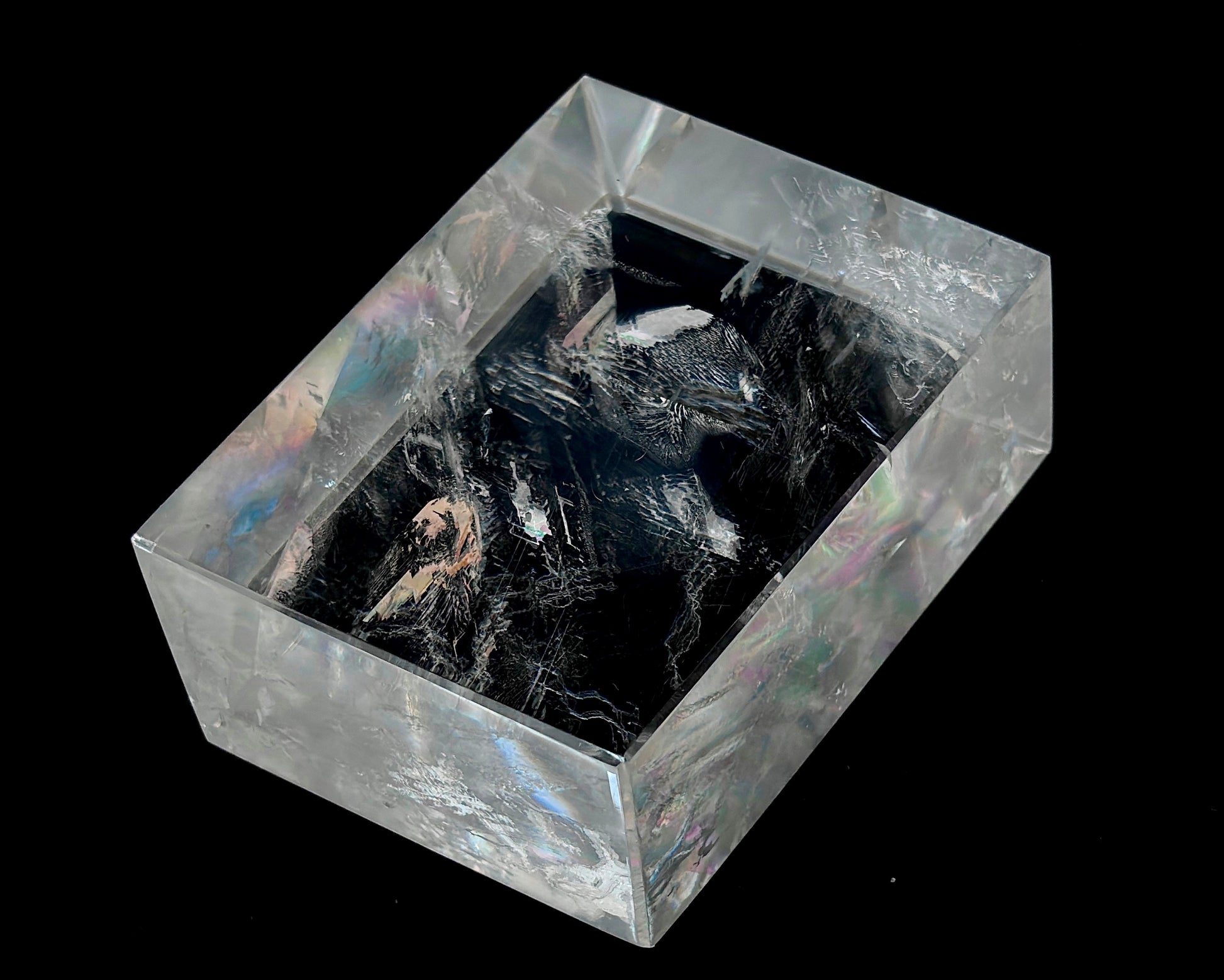 Doppelspat - optischer Calcit »Viking Iceland Spar« Islandspat Sonnenstein Wikinger