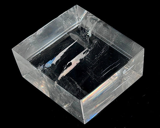 Doppelspat - optischer Calcit »Viking Iceland Spar« Islandspat Sonnenstein Wikinger