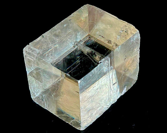 optischer Calcit - Rohstein Islandspat Doppelspat - Kalkspat natur
