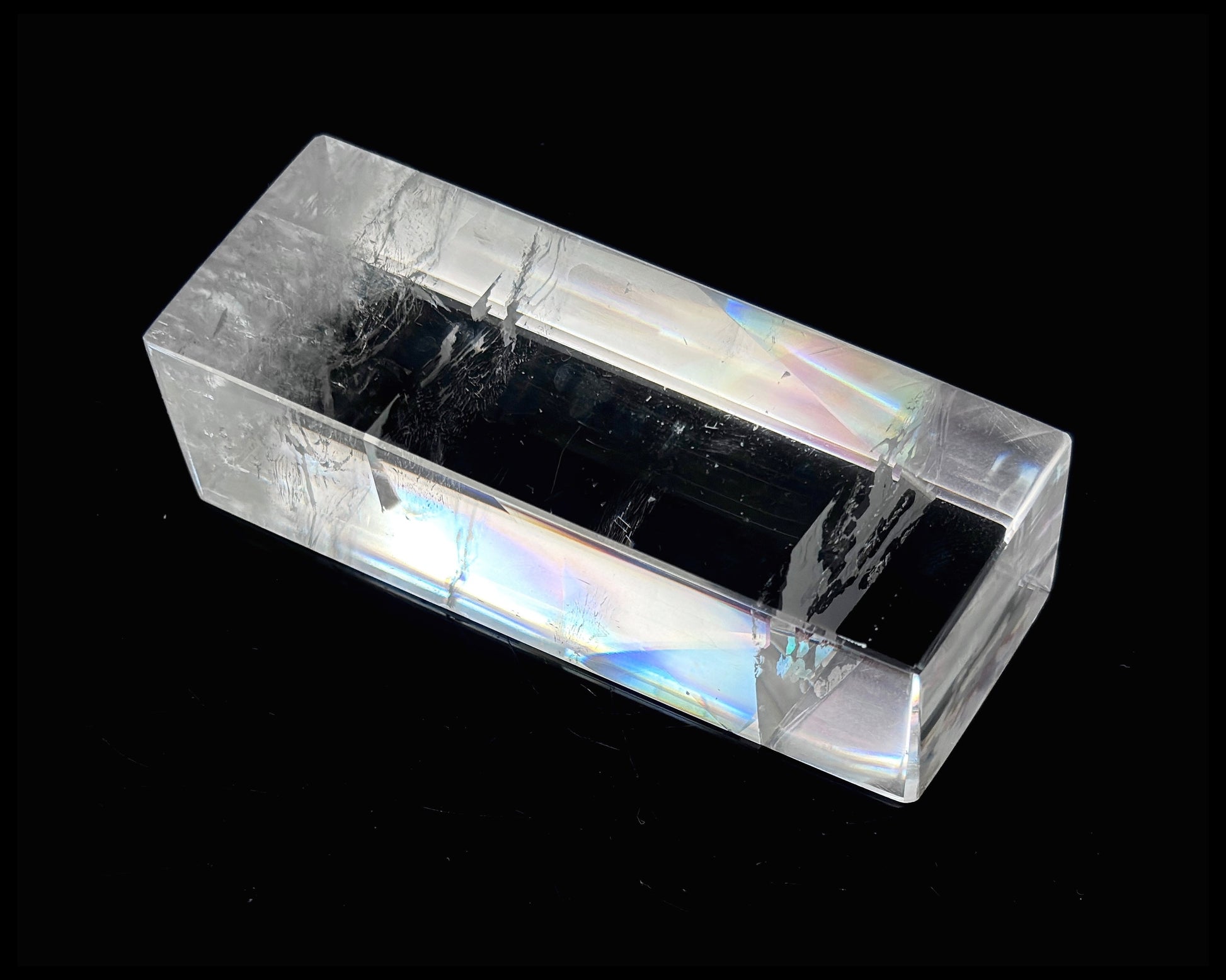 Doppelspat - optischer Calcit »Viking Iceland Spar« Islandspat Sonnenstein Wikinger