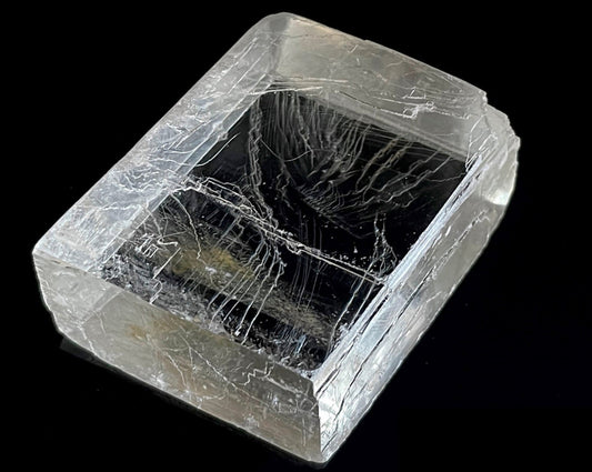 optischer Calcit - Rohstein Islandspat Doppelspat - Kalkspat natur