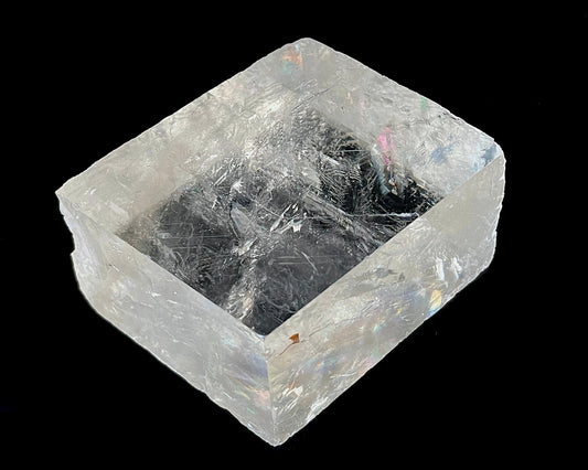 optischer Calcit - Rohstein Islandspat Doppelspat - Iceland Spar natur