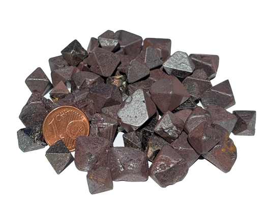Magnetit Oktaeder - Magneteisenstein Eisenerz  - Lodestone